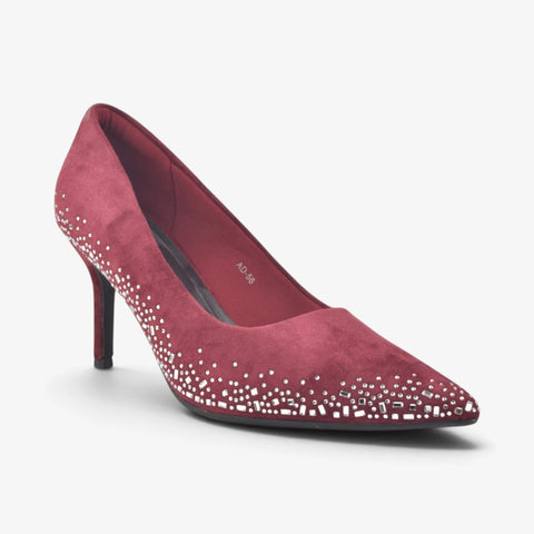 Women Maroon Fancy Court Shoes WM1308