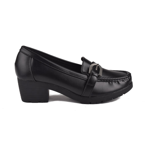 Black Comfit Court Shoes WN1237