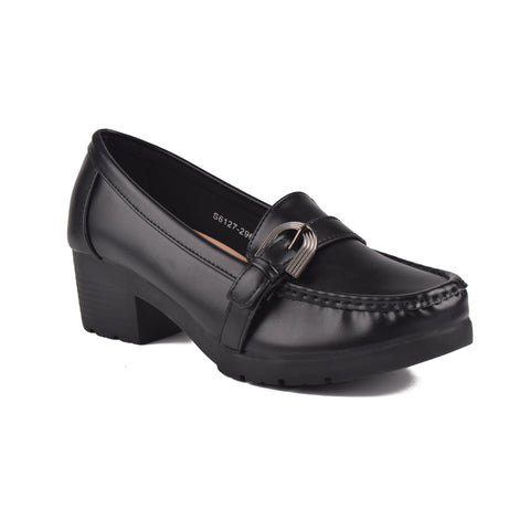 Black Comfit Court Shoes WN1237
