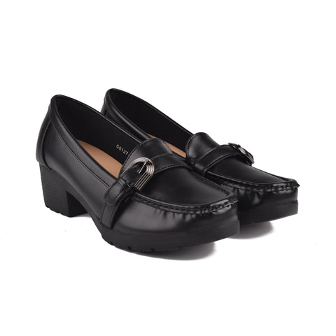 Black Comfit Court Shoes WN1237