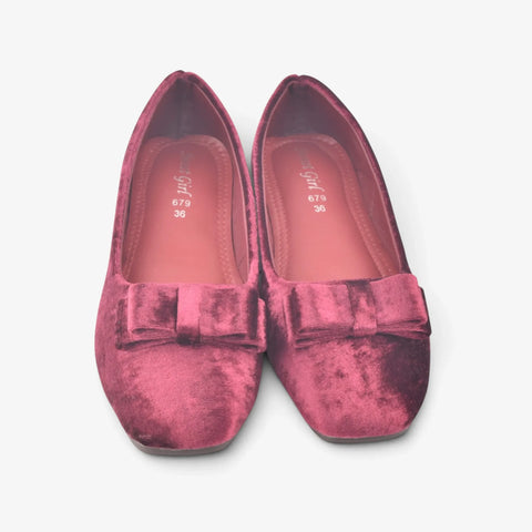 Women Maroon Casual Pumps WM1317