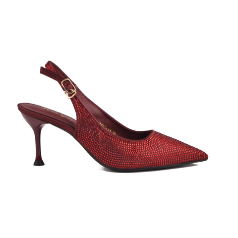 Maroon Casual Court Shoes WN1232