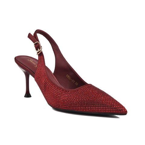 Maroon Casual Court Shoes WN1232