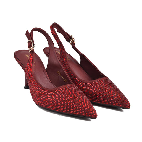 Maroon Casual Court Shoes WN1232