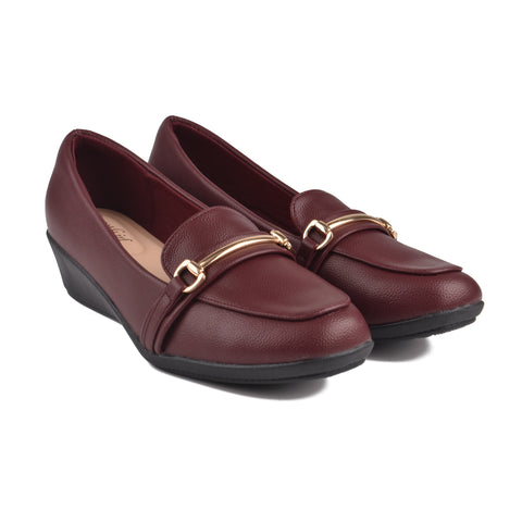 Maroon Comfit Court Shoes WN1238