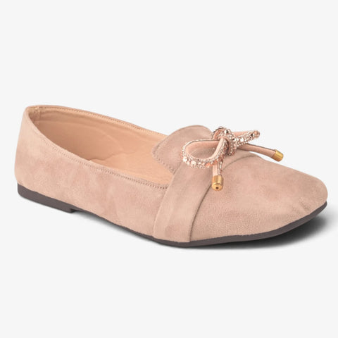 Women Pink Suede Pumps WM1319