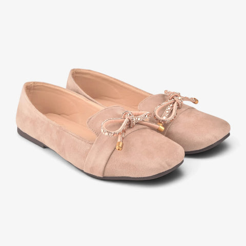 Women Pink Suede Pumps WM1319