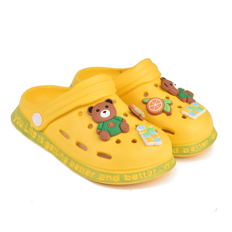 Kids Yellow Crocs KD75