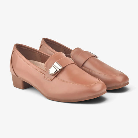 Women Brown Heel Comfit Shoes WM1310