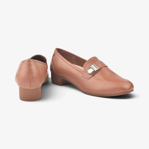 Women Brown Heel Comfit Shoes WM1310