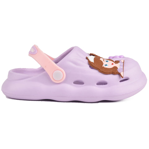 Kids Purple Crocs KD74