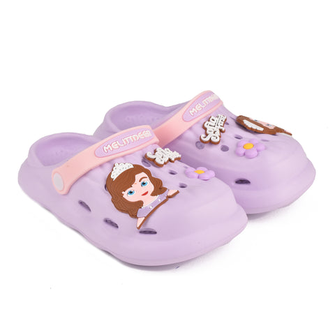 Kids Purple Crocs KD74