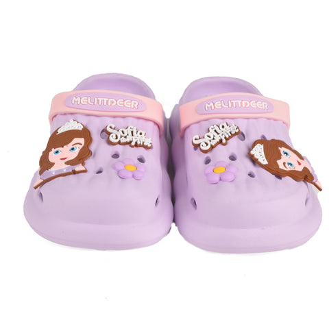 Kids Purple Crocs KD74