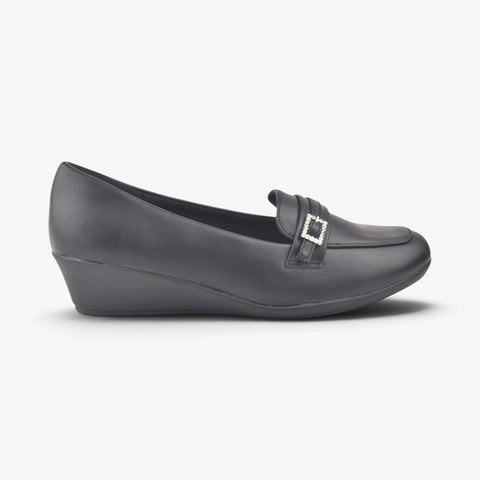 Women Black Comfit Sole Shoes WM1309