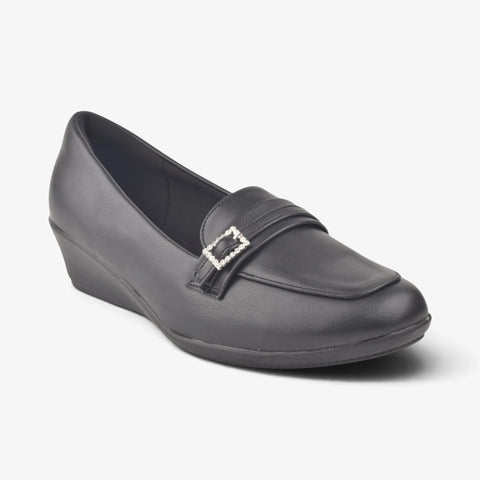 Women Black Comfit Sole Shoes WM1309