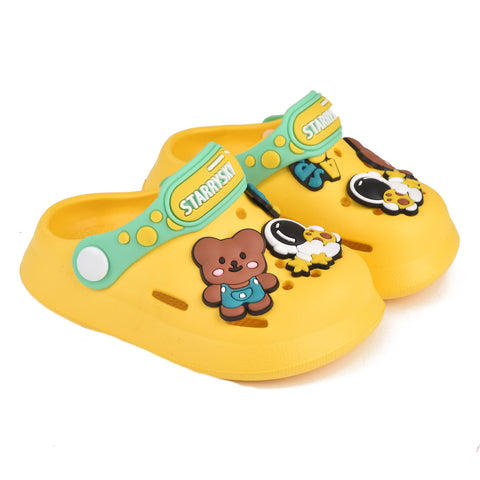 Kids Yellow Crocs KD004