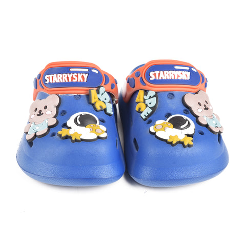 Kids Navy Crocs KD004