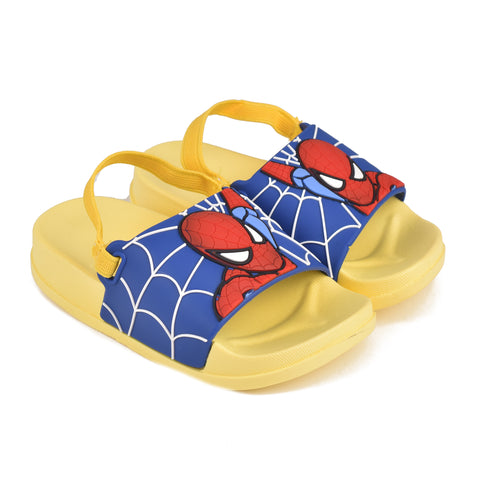 Girls Yellow Casual Slippers KD59