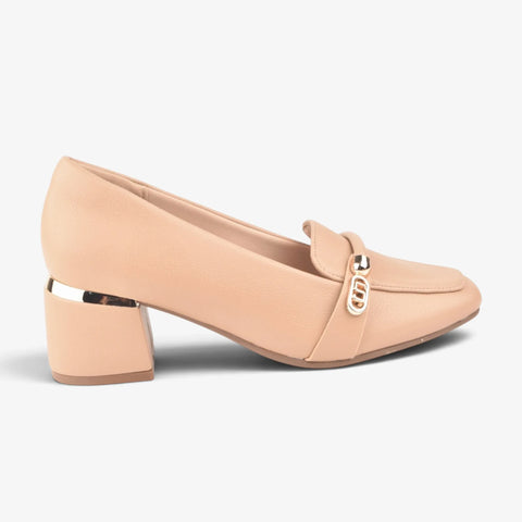 Women Pink Heel Comfit Shoes WM1307