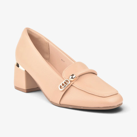 Women Pink Heel Comfit Shoes WM1307