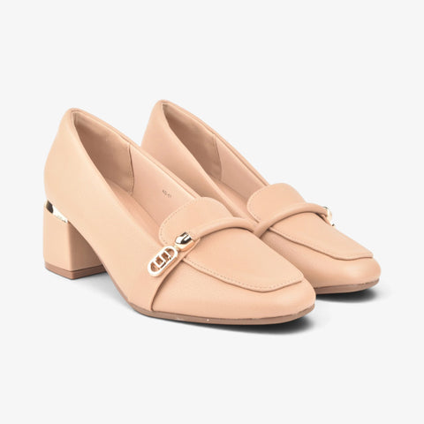 Women Pink Heel Comfit Shoes WM1307