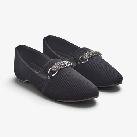 Women Black Comfit Sole Shoes WM1324