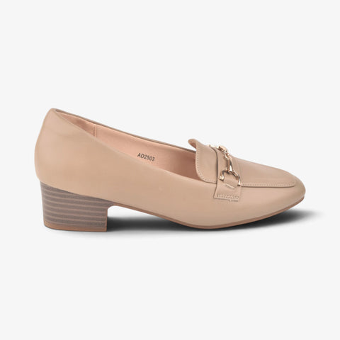 Women Khaki Heel Comfit Shoes WM1272