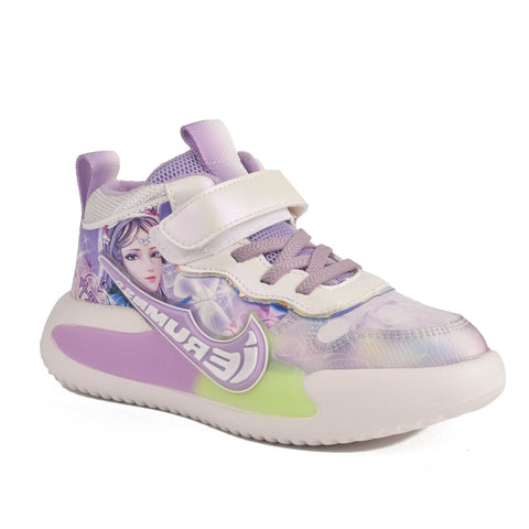 Girls Purple Casual Jogger KD701