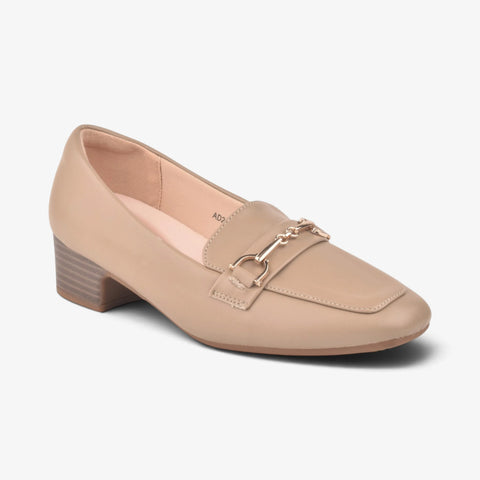 Women Khaki Heel Comfit Shoes WM1272