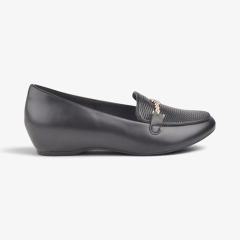 Women Black Comfit Sole Shoes WM1271