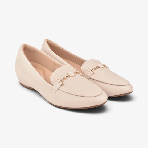 Women Cream Comfit Sole Shoes WM1271