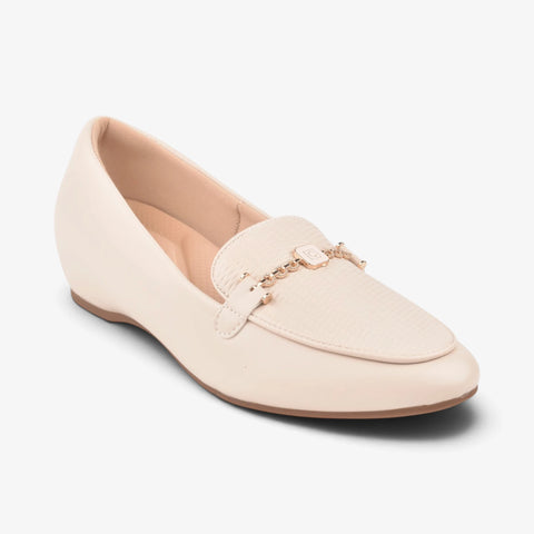Women Cream Comfit Sole Shoes WM1271