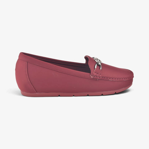 Women Maroon Comfit Sole Shoes WM1268