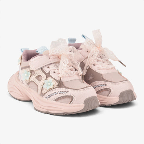 GIRLS PINK CASULA FLOWER JOGGER KD305