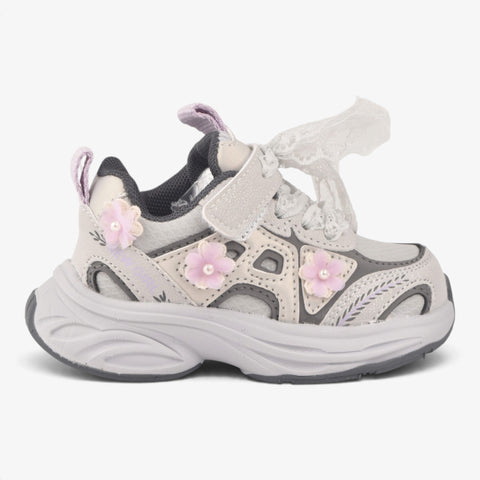 GIRLS PURPLE CASULA FLOWER JOGGER KD305