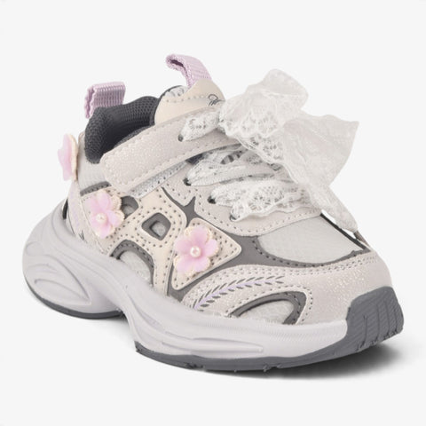 GIRLS PURPLE CASULA FLOWER JOGGER KD305