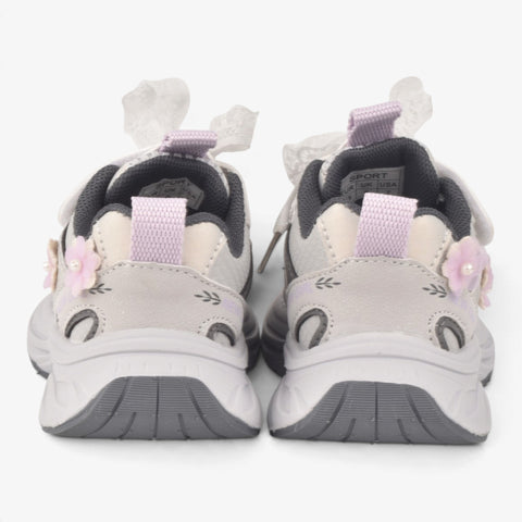GIRLS PURPLE CASULA FLOWER JOGGER KD305
