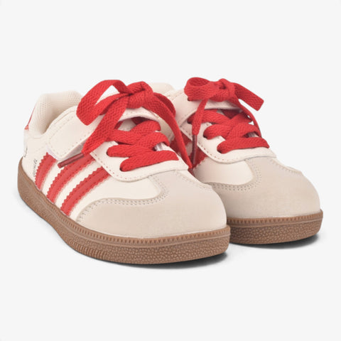 Girls Red Casual Sneakers KDJ518