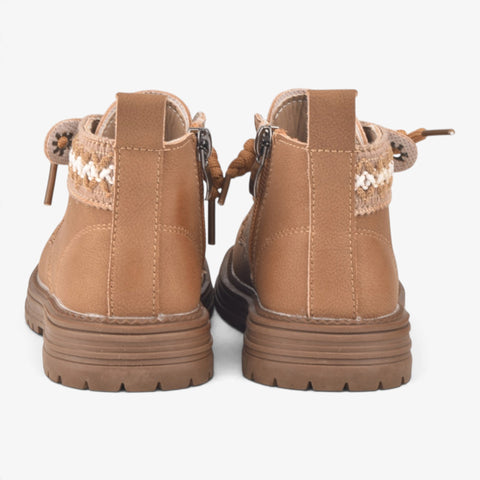 Girls Camel Long Boots KDJ524