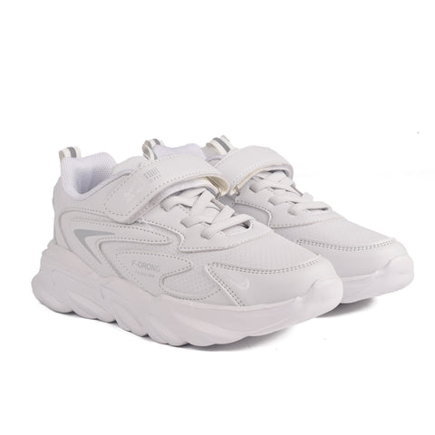 Boys White Casual Jogger KD725