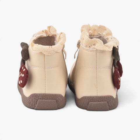 Girls Beige Long Boots KDJ532