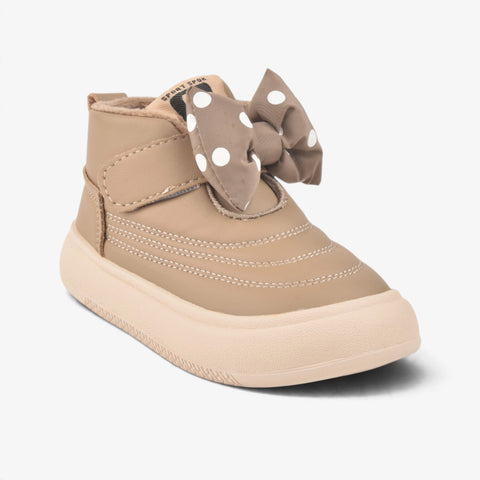 Girls Beige Long Boots KDJ514