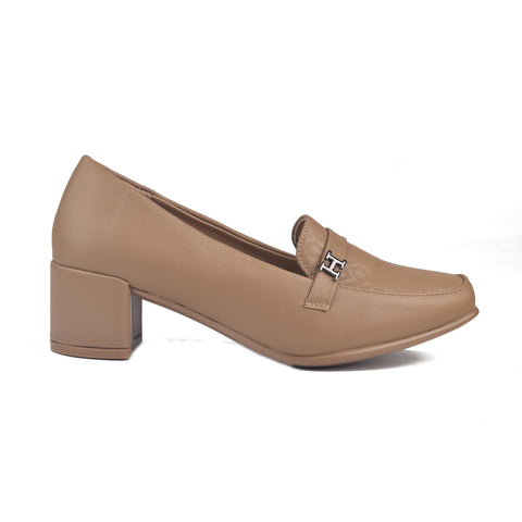 Khaki Comfit Court Shoes WN1216
