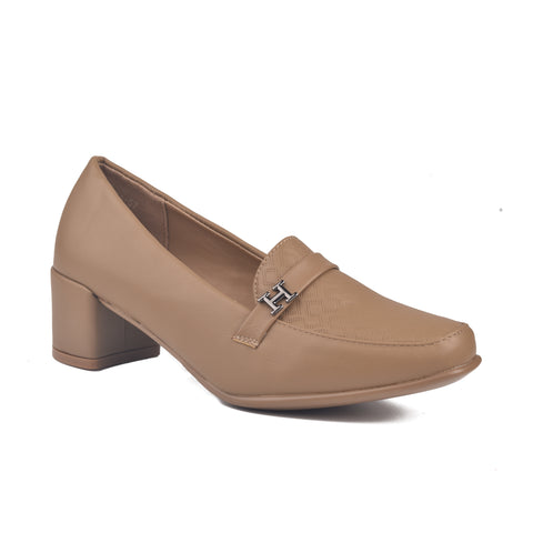 Khaki Comfit Court Shoes WN1216