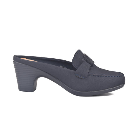 Navy Back Open Comfit Shoes WN1213