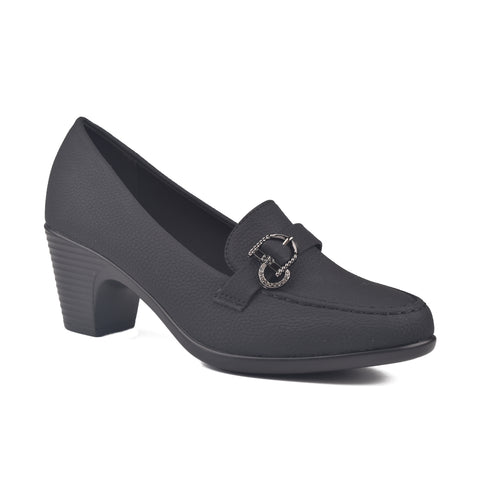 Black Comfit Court Shoes WN1217