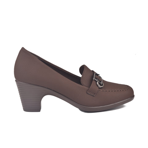 Coffee Comfit Court Shoes WN1217