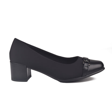 Black Comfit Court shoes WN1214