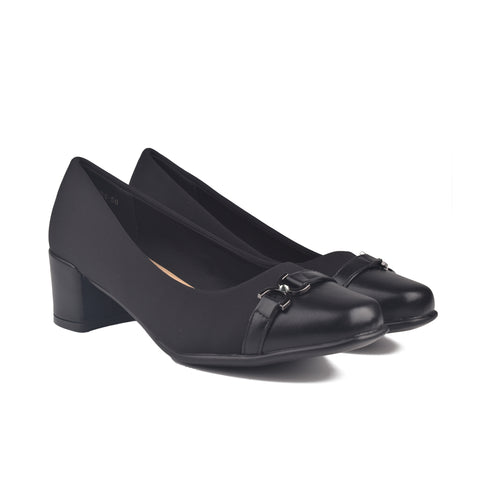Black Comfit Court shoes WN1214