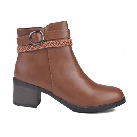 Women Brown Long Boots WN1219
